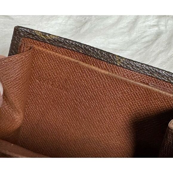 Louis Vuitton Authentic VTG Monogram Portomone Bier Cult Credit Trifold Wallet - Picture 10 of 12